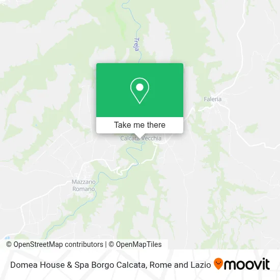 Domea House & Spa Borgo Calcata map