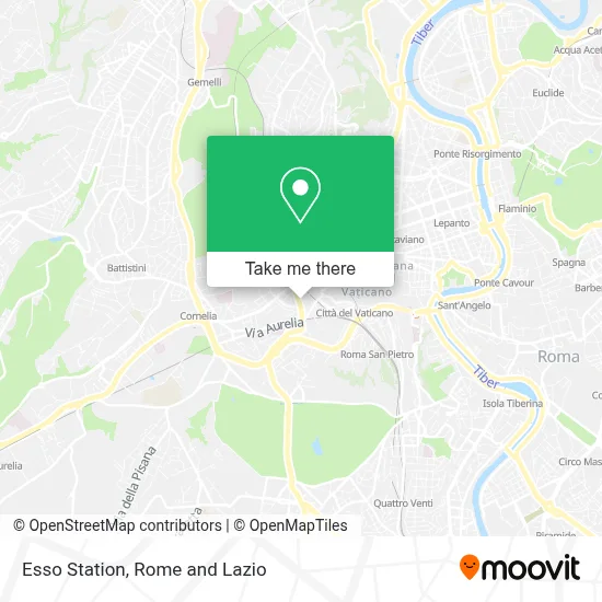 Esso Station map