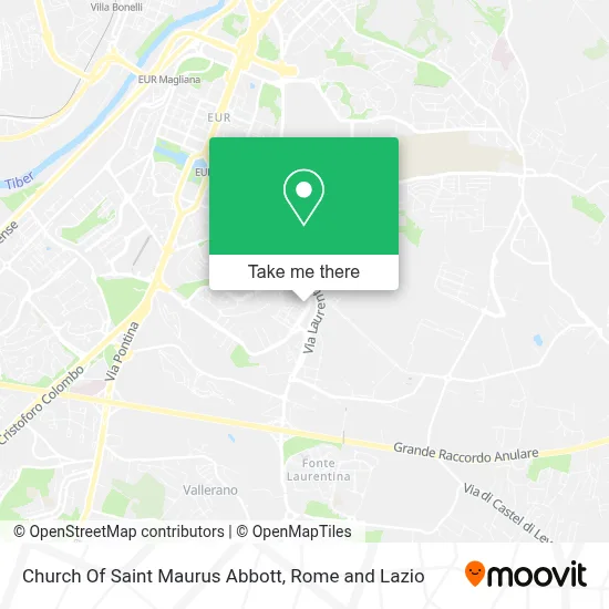 Church Of Saint Maurus Abbott map