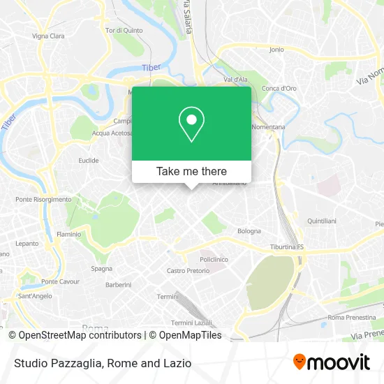 Studio Pazzaglia map