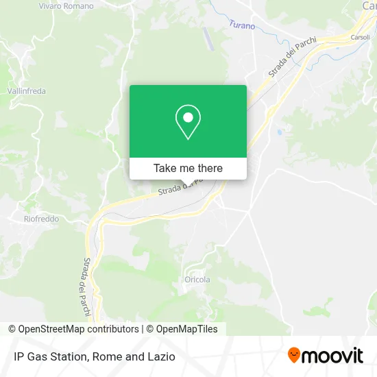 IP Gas Station map