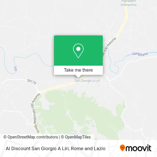 Al Discount San Giorgio A Liri map