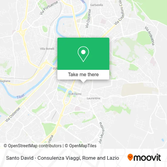 Santo David - Consulenza Viaggi map