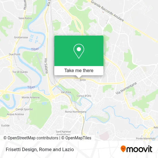 Frisetti Design map