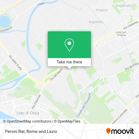 Peroni Bar map
