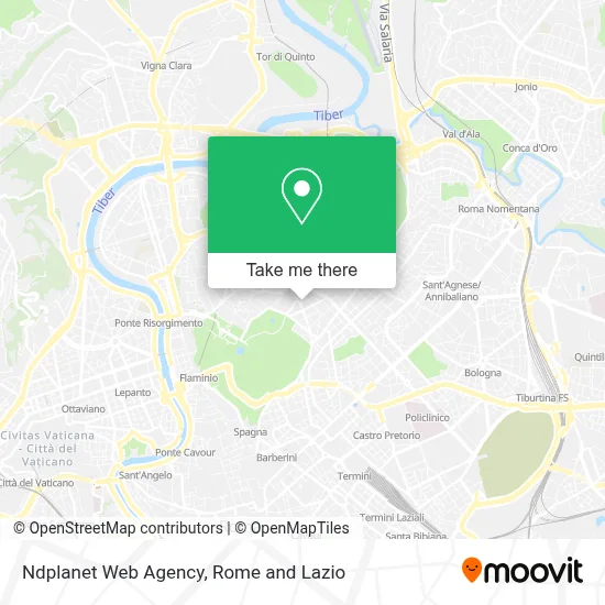 Ndplanet Web Agency map