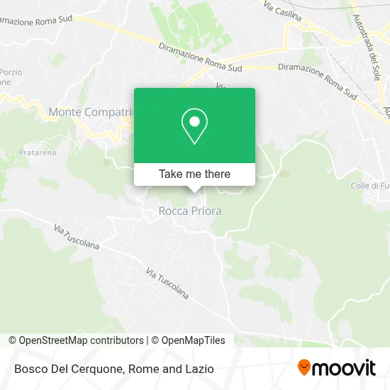 Bosco Del Cerquone map