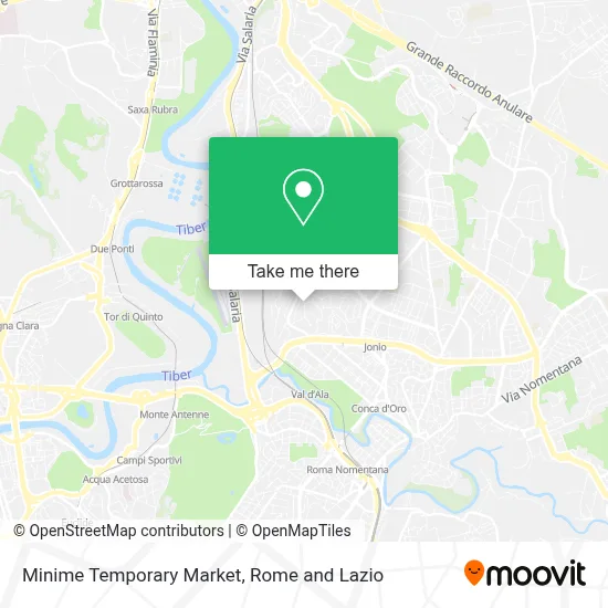 Minime Temporary Market map