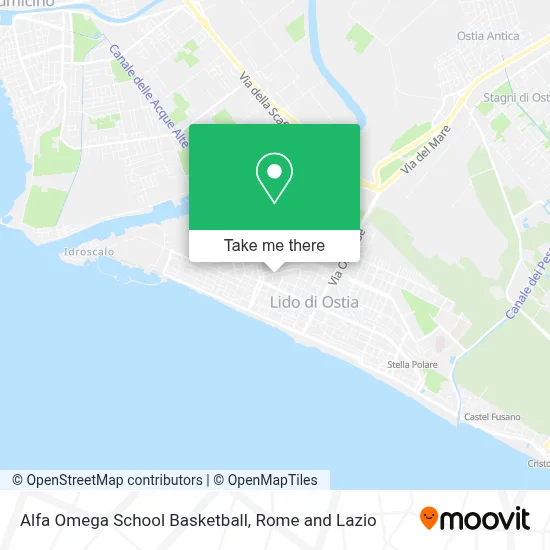 Alfa Omega School Basketball map