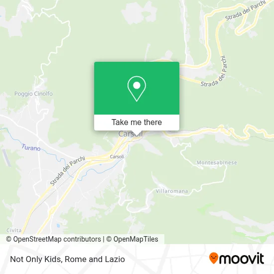 Not Only Kids map
