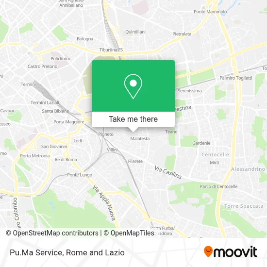 Pu.Ma Service map