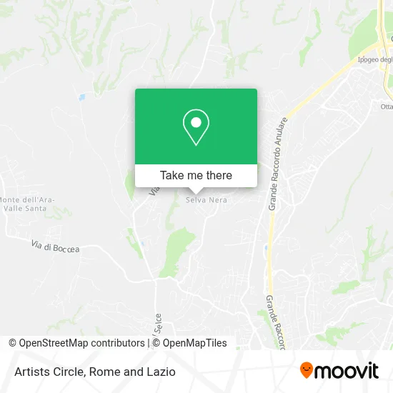 Artists Circle map