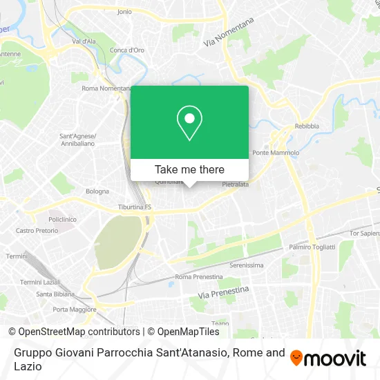 Gruppo Giovani Parrocchia Sant'Atanasio map