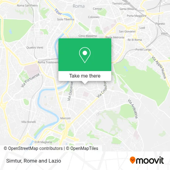 Simtur map