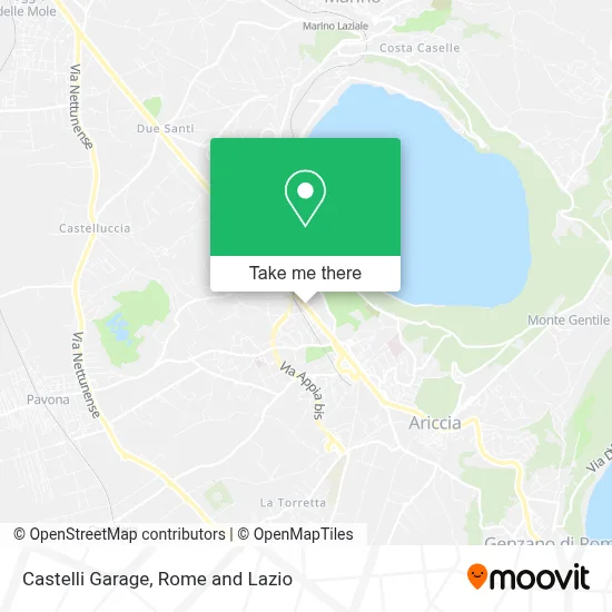 Castelli Garage map
