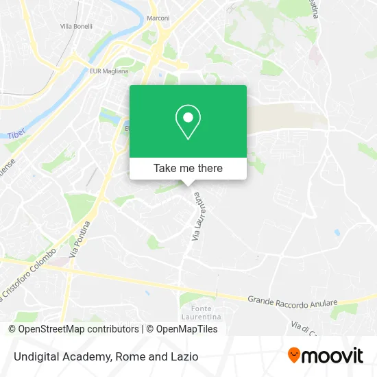 Undigital Academy map