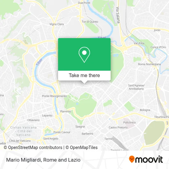 Mario Migliardi map