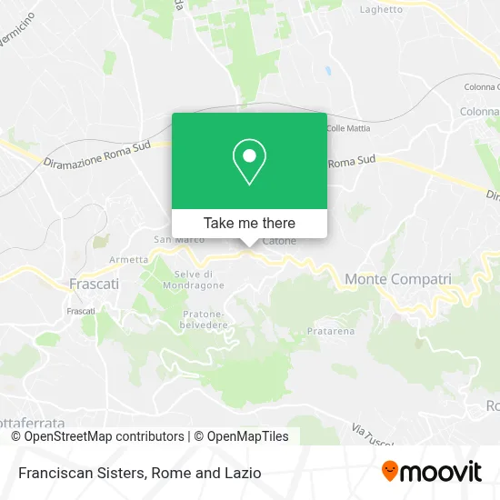 Franciscan Sisters map