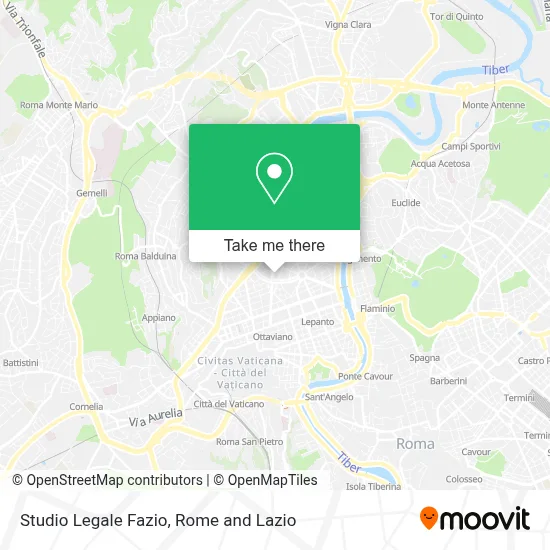 Studio Legale Fazio map