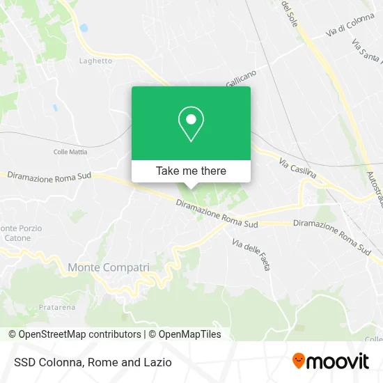 SSD Colonna map