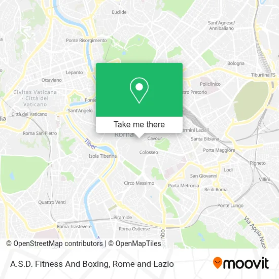 A.S.D. Fitness And Boxing map
