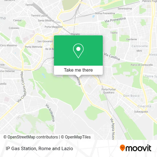 IP Gas Station map