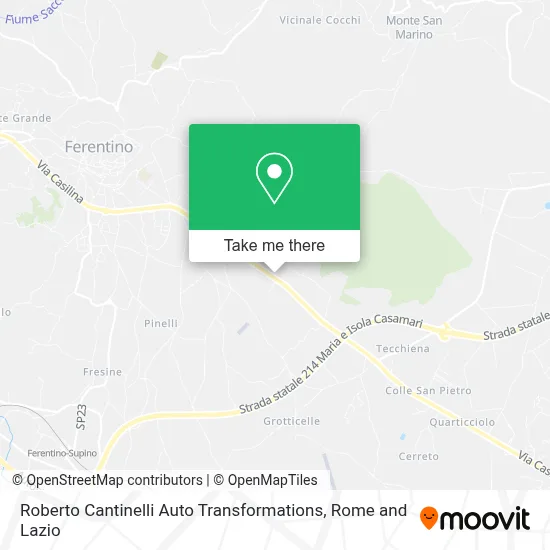 Roberto Cantinelli Auto Transformations map
