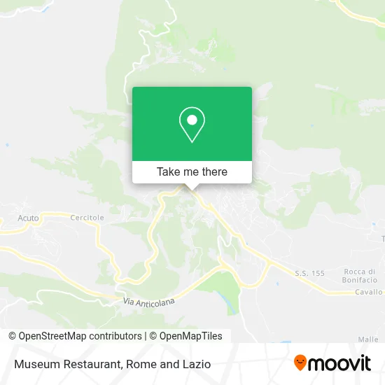 Museum Restaurant map