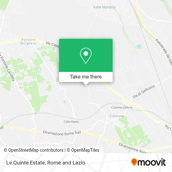 Le Quinte Estate map