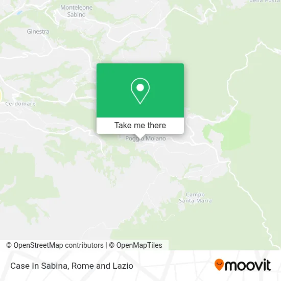 Case In Sabina map