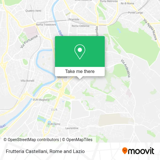Frutteria Castellani map
