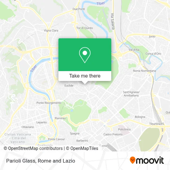 Parioli Glass map