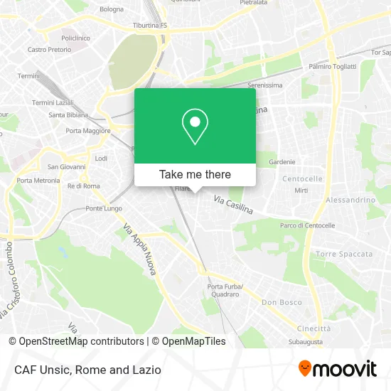 CAF Unsic map