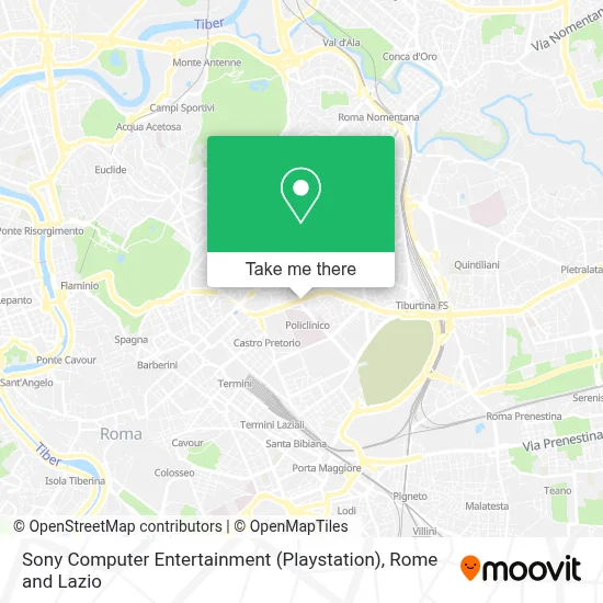 Sony Computer Entertainment (Playstation) map