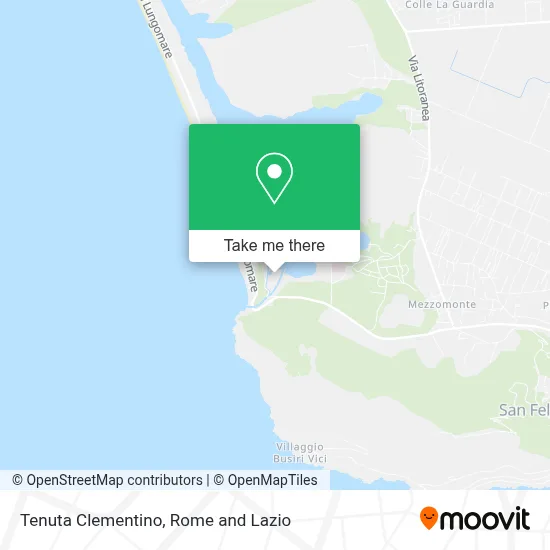 Tenuta Clementino map