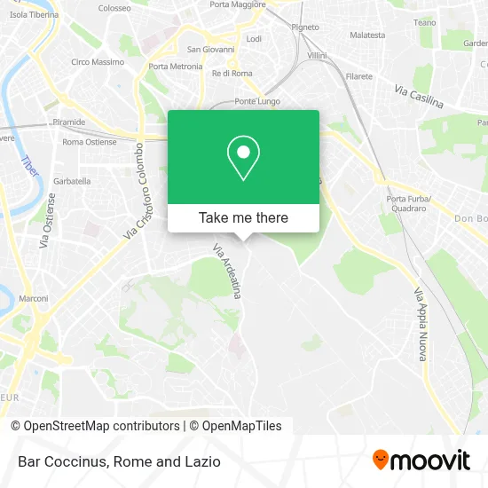 Bar Coccinus map