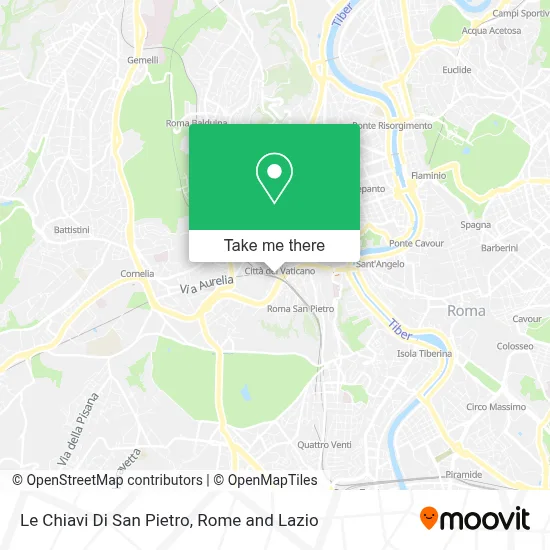 Le Chiavi Di San Pietro map