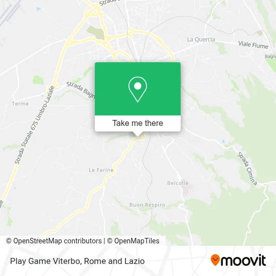Play Game Viterbo map