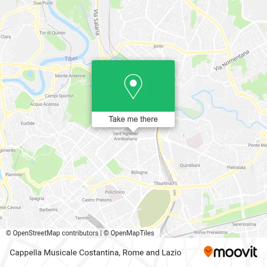 Cappella Musicale Costantina map