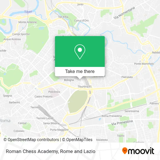 Roman Chess Academy map