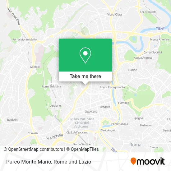 Parco Monte Mario map