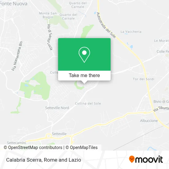 Calabria Scerra map