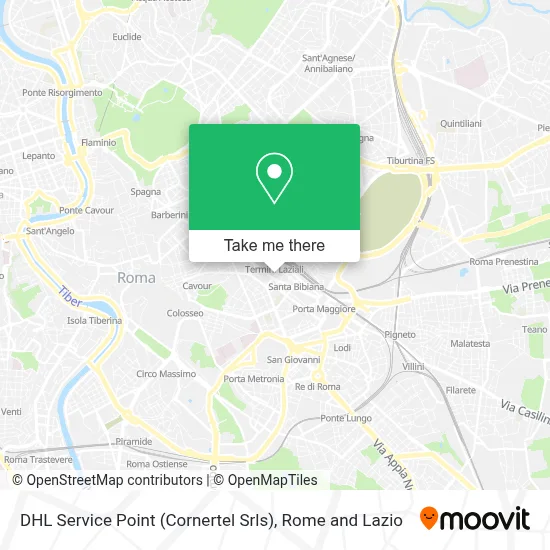 DHL Service Point (Cornertel Srls) map