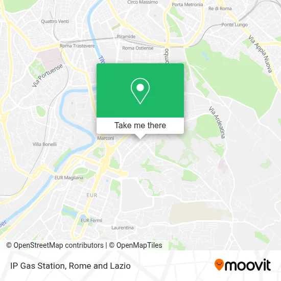 IP Gas Station map