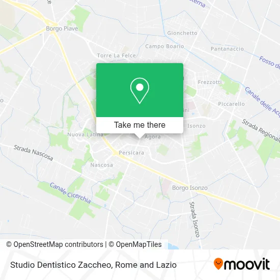 Studio Dentistico Zaccheo map