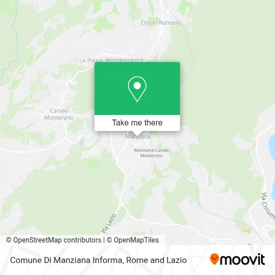Comune Di Manziana Informa map