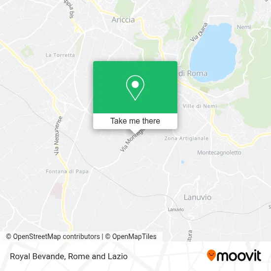 Royal Bevande map