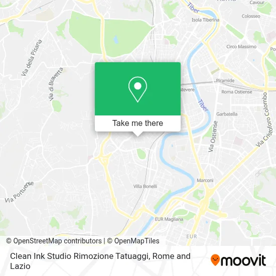 Clean Ink Studio Rimozione Tatuaggi map