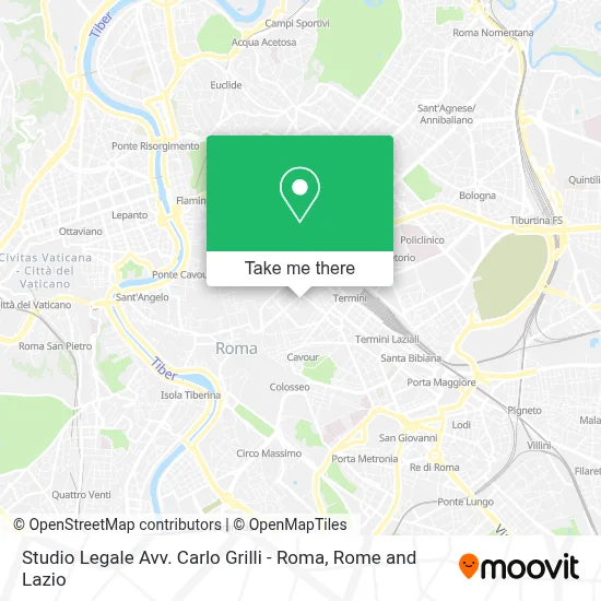 Studio Legale Avv. Carlo Grilli - Roma map