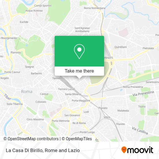 La Casa Di Birillo map